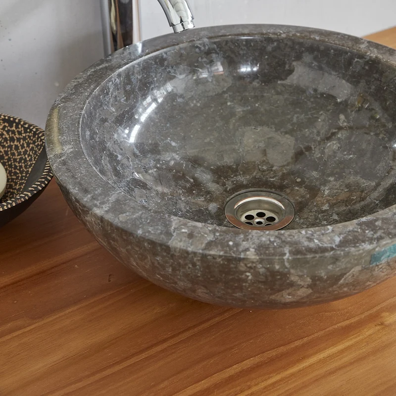 Mueble de lavabo de teca maciza 120 cm