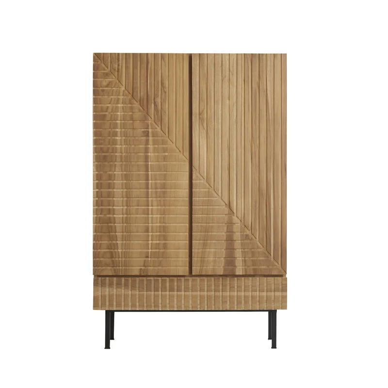 Armario de teca maciza 95 cm