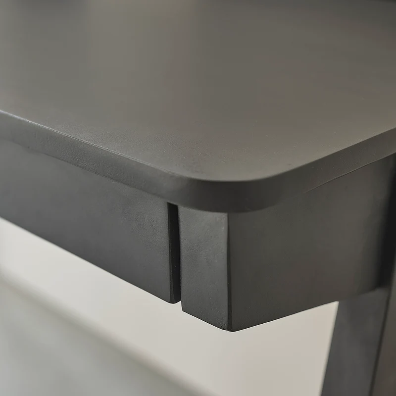 Escritorio de mango macizo de 130 cm