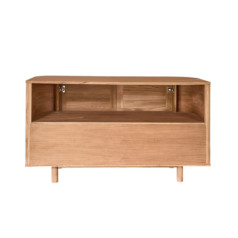 Muebles para lavabo de teca maciza de 140 cm