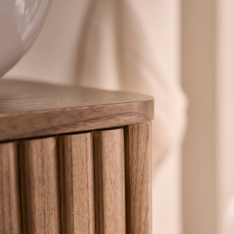 Mueble de lavabo de mindi suspendido de 40 cm