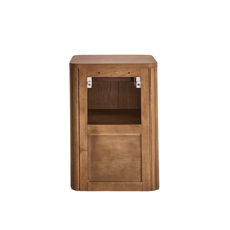 Mueble de lavabo de mindi suspendido de 40 cm