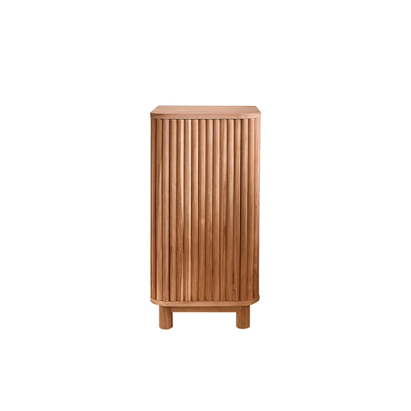 Mueble de lavabo de teca maciza de 40 cm