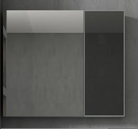 Mueble de baño con lavabo y mueble espejo 80 cm Carpio