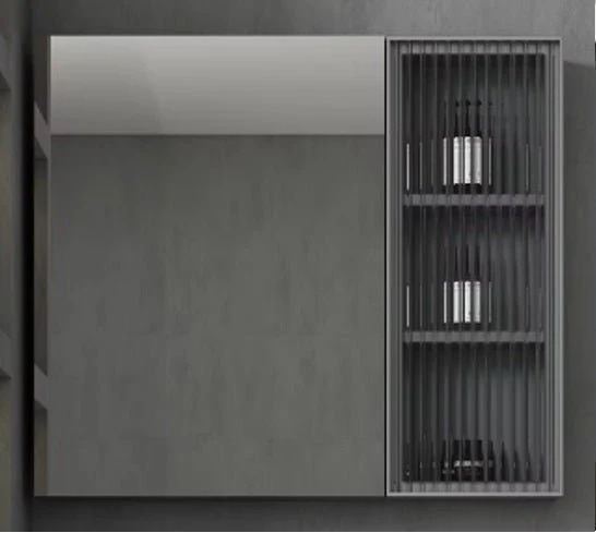 Mueble de baño con lavabo y mueble espejo 60 cm Calpe
