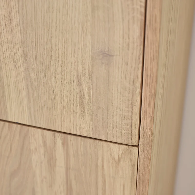 Columna de baño de roble de 150 cm