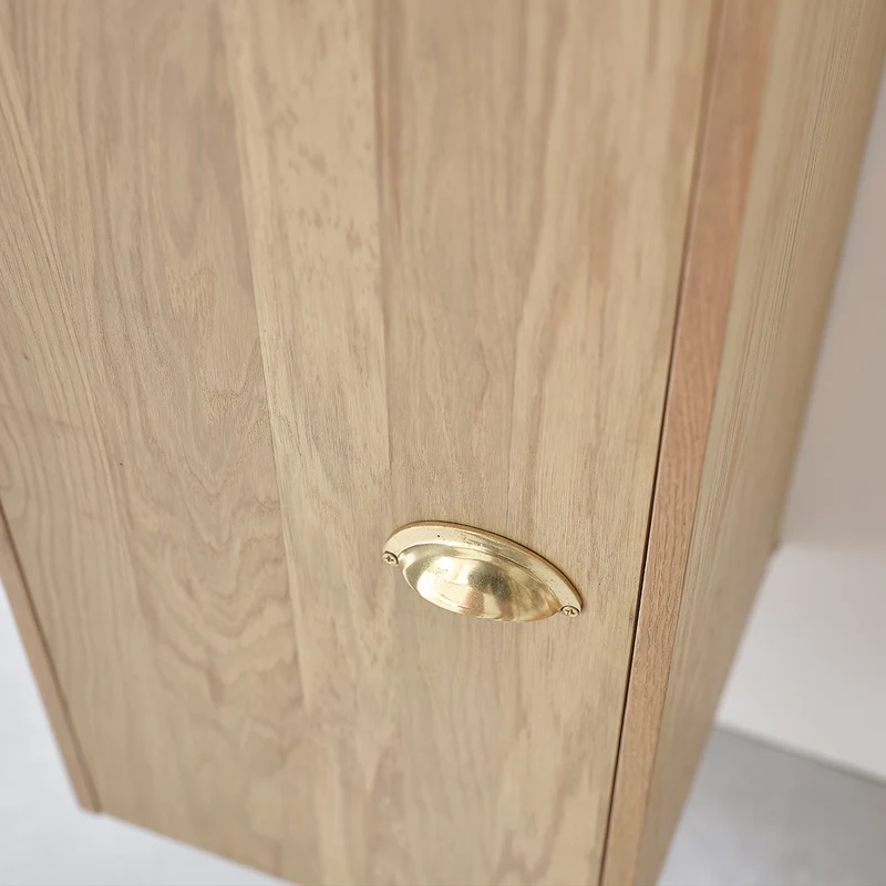 Columna de baño de roble de 150 cm