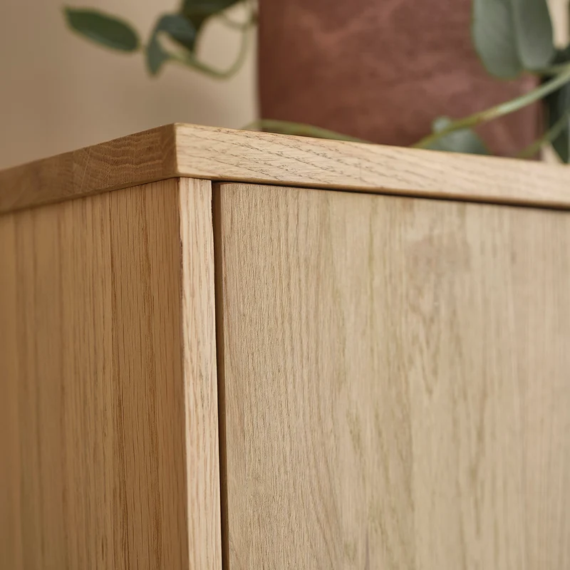 Columna de baño de roble de 150 cm