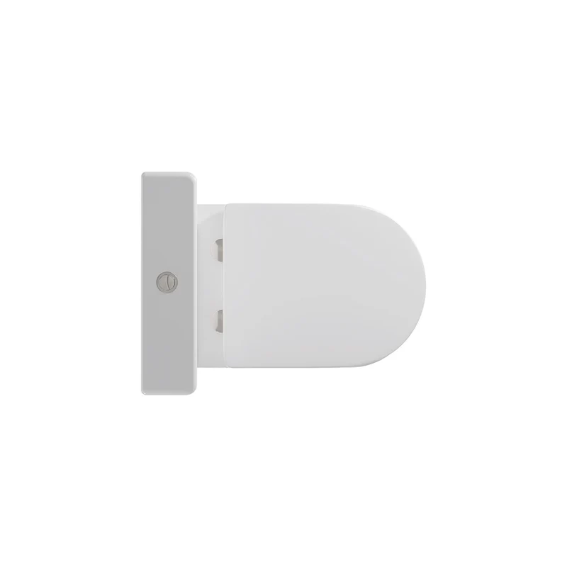 Florida | Inodoro PMR Redondo Rimless Adosado a Pared | Altura Confort para Movilidad Reducida | Tapa Duroplast Soft Close | Blanco Brillo