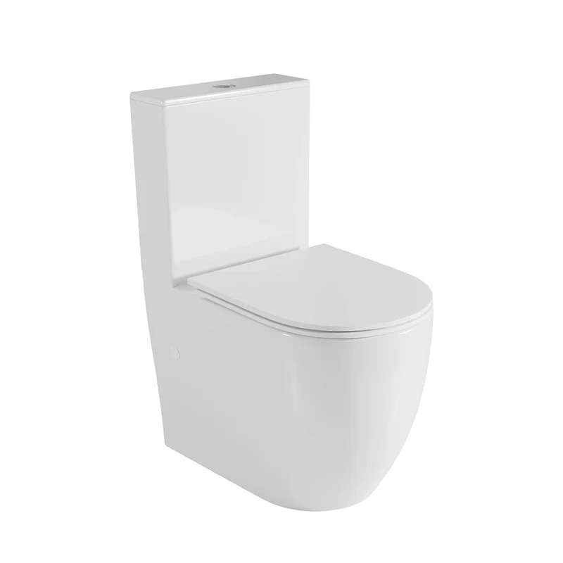 Hawaii | Inodoro Completo Adosado a Pared | Tapa Extrafina Duroplast Soft Close | Cisterna Incluida
