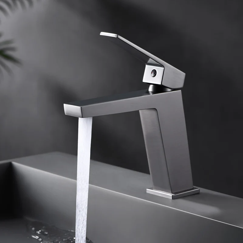 Denver | Grifo Monomando de Lavabo Bajo | Latón Cartucho cerámico Ø26 mm