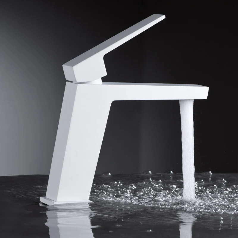 Denver | Grifo Monomando de Lavabo Bajo | Latón Cartucho cerámico Ø26 mm
