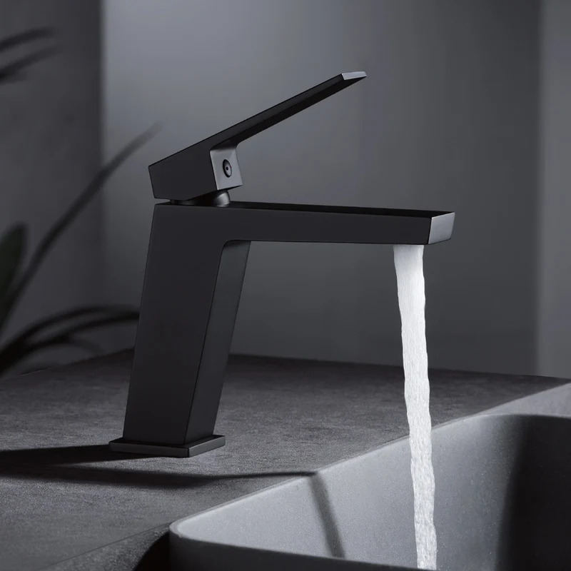 Denver | Grifo Monomando de Lavabo Bajo | Latón Cartucho cerámico Ø26 mm