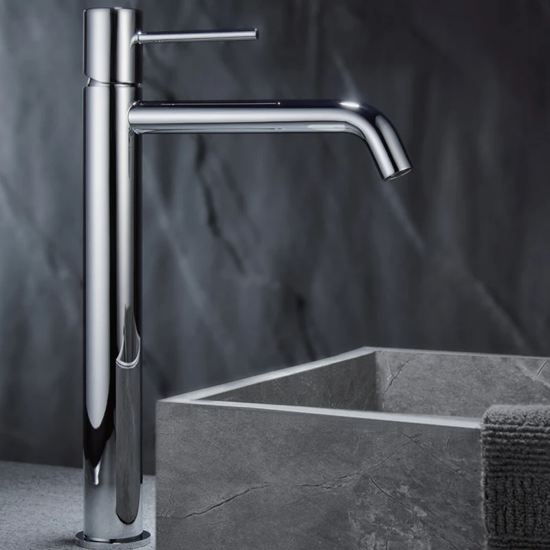 Chicago | Grifo Monomando de Lavabo Alto | Latón Cartucho cerámico Ø26 mm