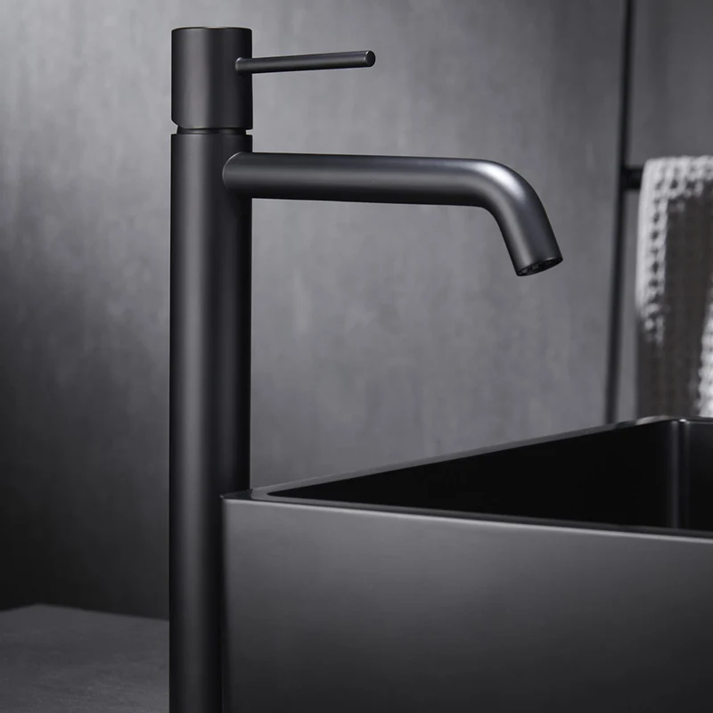 Chicago | Grifo Monomando de Lavabo Alto | Latón Cartucho cerámico Ø26 mm