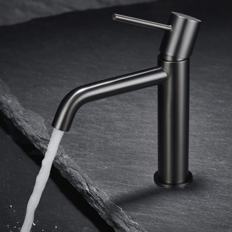 Chicago | Grifo Monomando de Lavabo Bajo | Latón Cartucho cerámico Ø26 mm