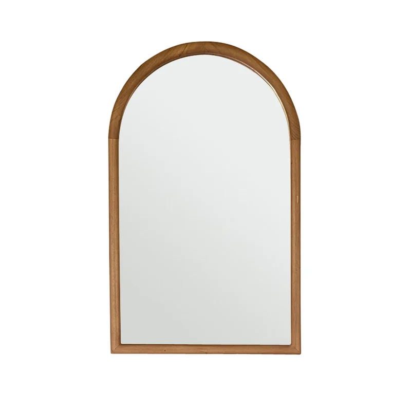 Espejo de teca maciza 80x50 cm