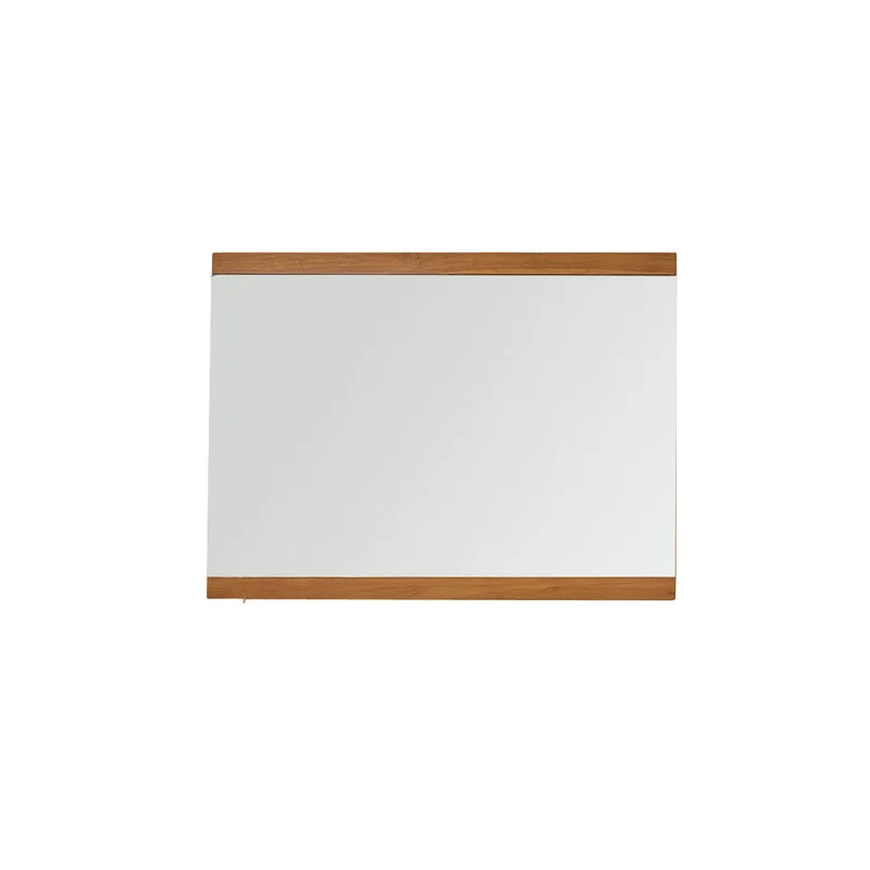 Espejo de teca maciza reciclada 80x60 cm