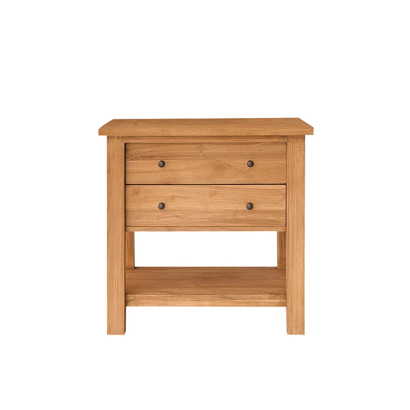 Mueble de lavabo de teca maciza reciclada 82 cm