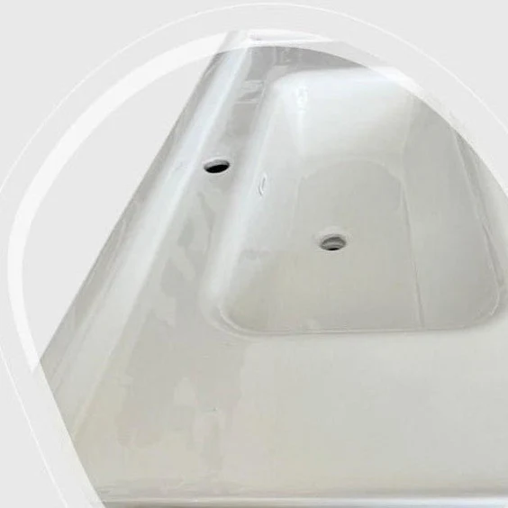 Mueble de baño 1 cajón con lavabo y espejo led Lendin 100cm