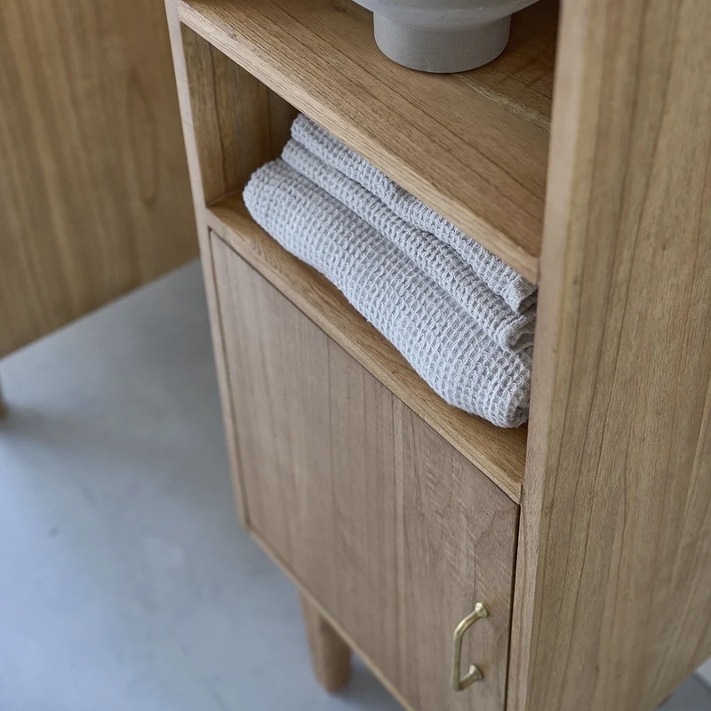 Columna de baño de mindi macizo 150 cm
