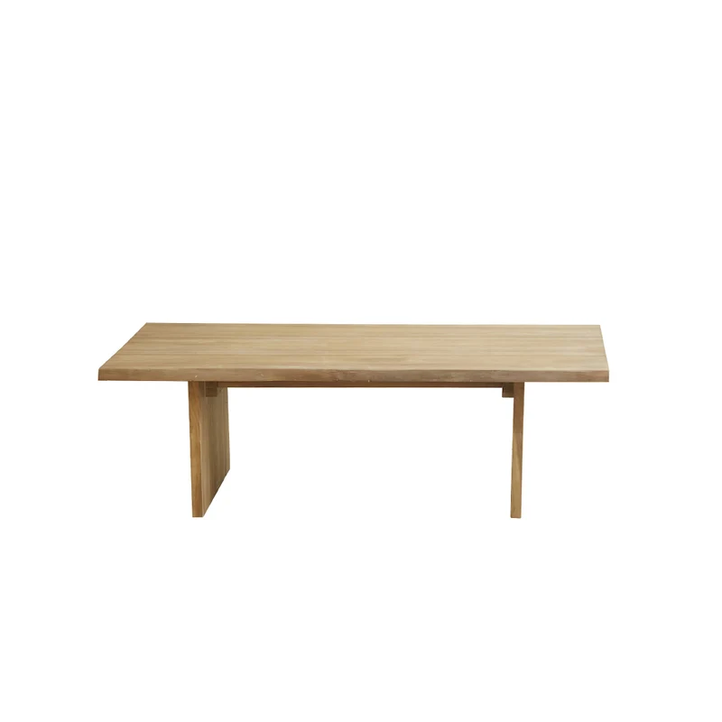 Mesa de centro de teca maciza 120 cm