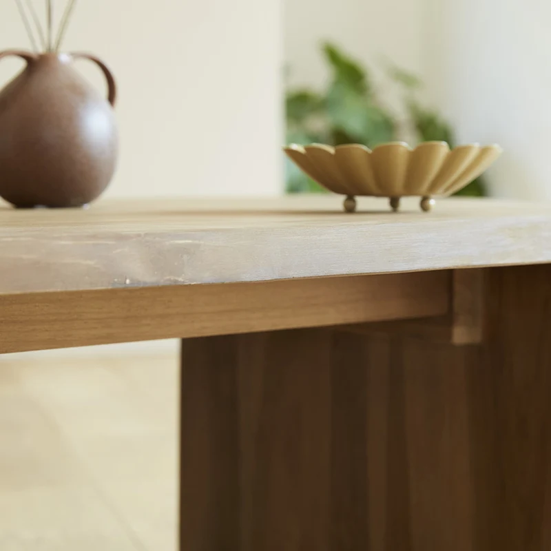 Mesa de centro de teca maciza 120 cm