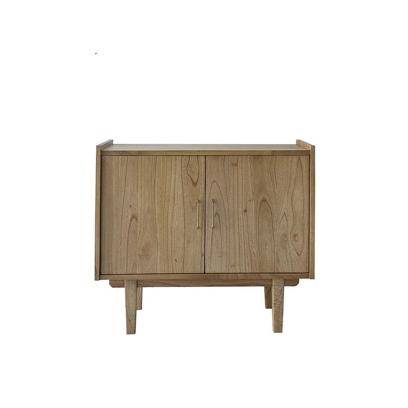 Mueble de lavabo de mindi macizo 90 cm