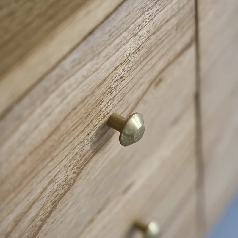 Mueble de lavabo de mindi macizo 100 cm