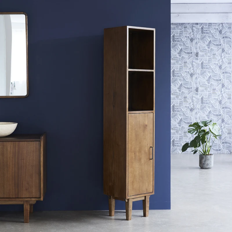 Columna de baño de mindi macizo 170 cm