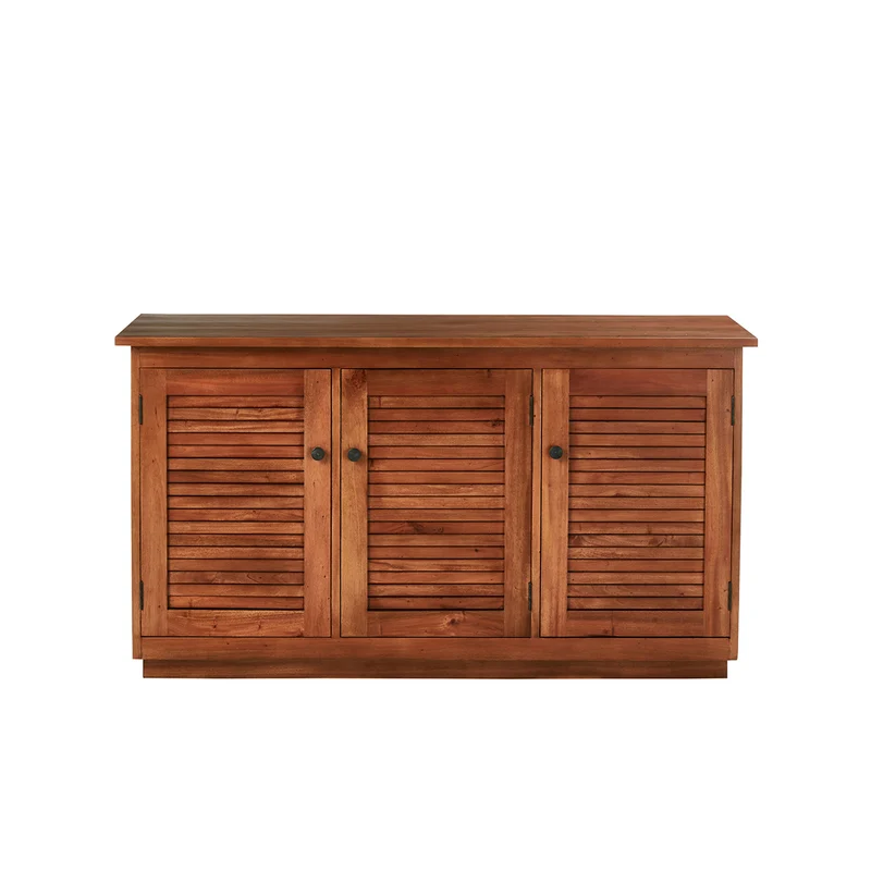 Mueble de lavabo de caoba maciza 140 cm