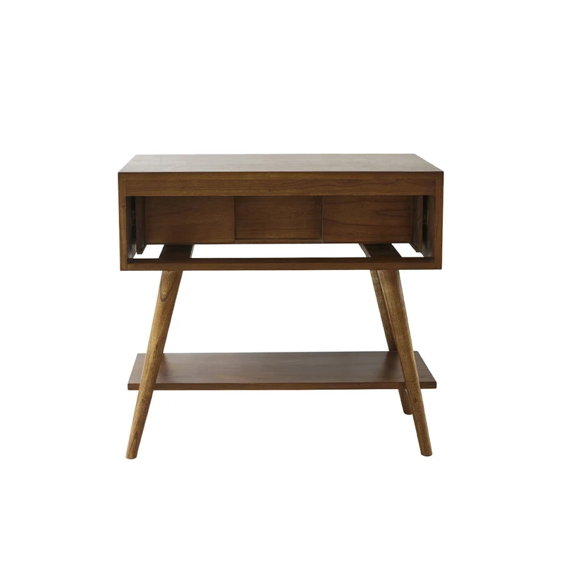 Mueble de baño de mindi macizo 80 cm