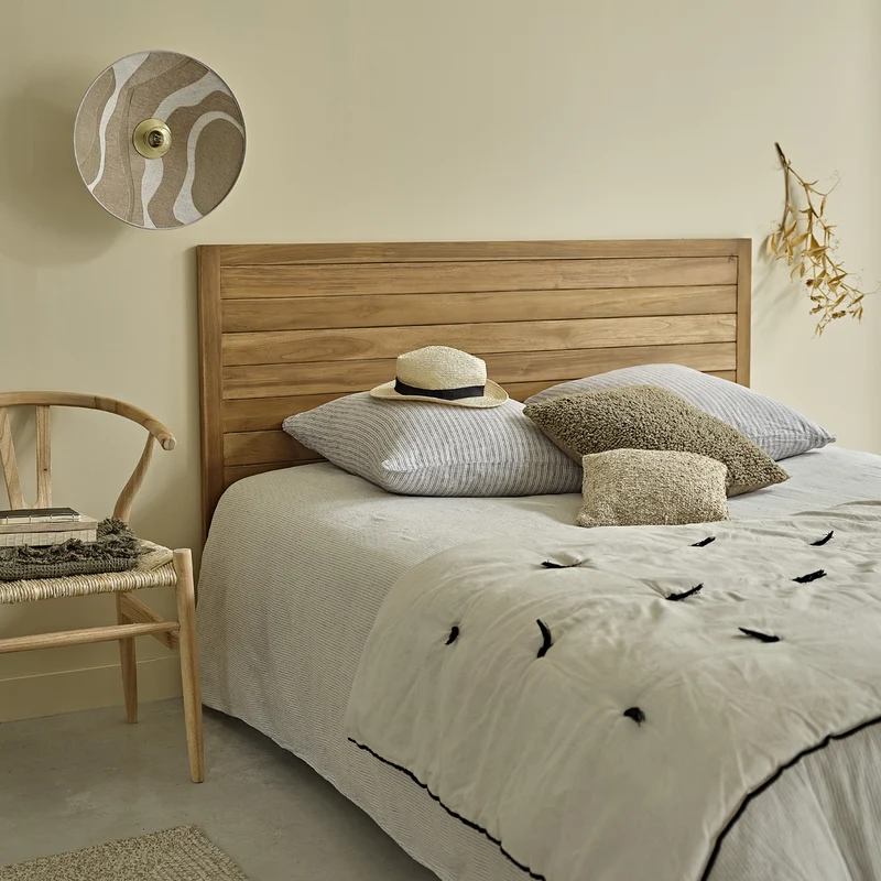 Cabecero de madera de teca maciza 160 cm