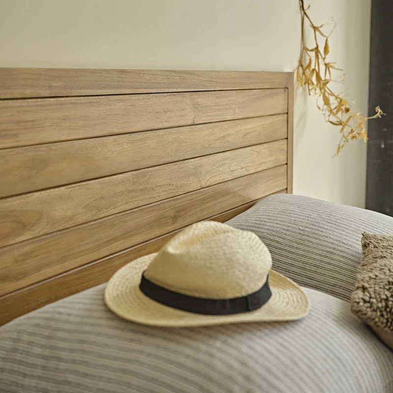 Cabecero de madera de teca maciza 160 cm