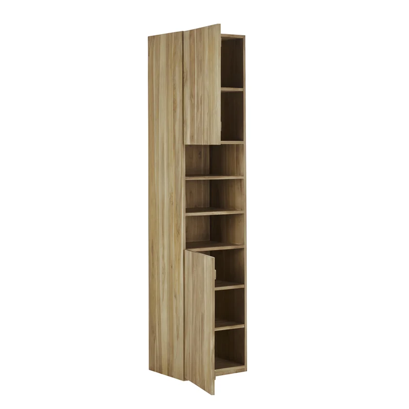 Columna de baño de teca maciza 200 cm