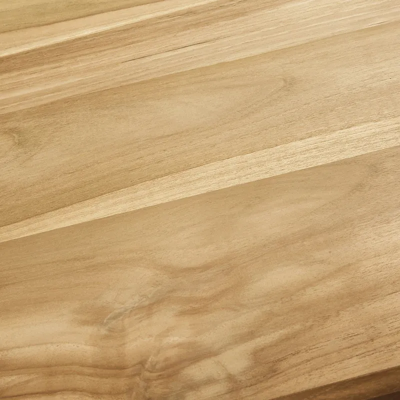 Mueble de baño de teca maciza 2 lavabos 150 cm