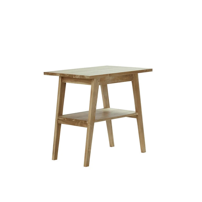 Mueble de baño de teca maciza 80 cm