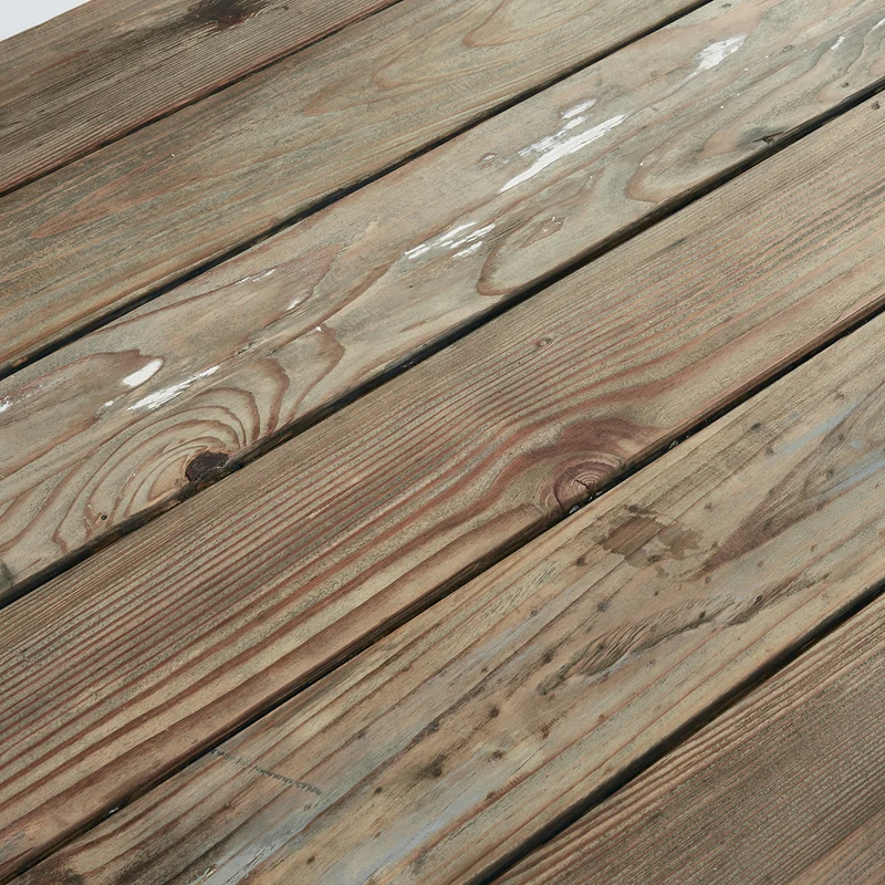 Mesa de centro de madera maciza reciclada 140 cm