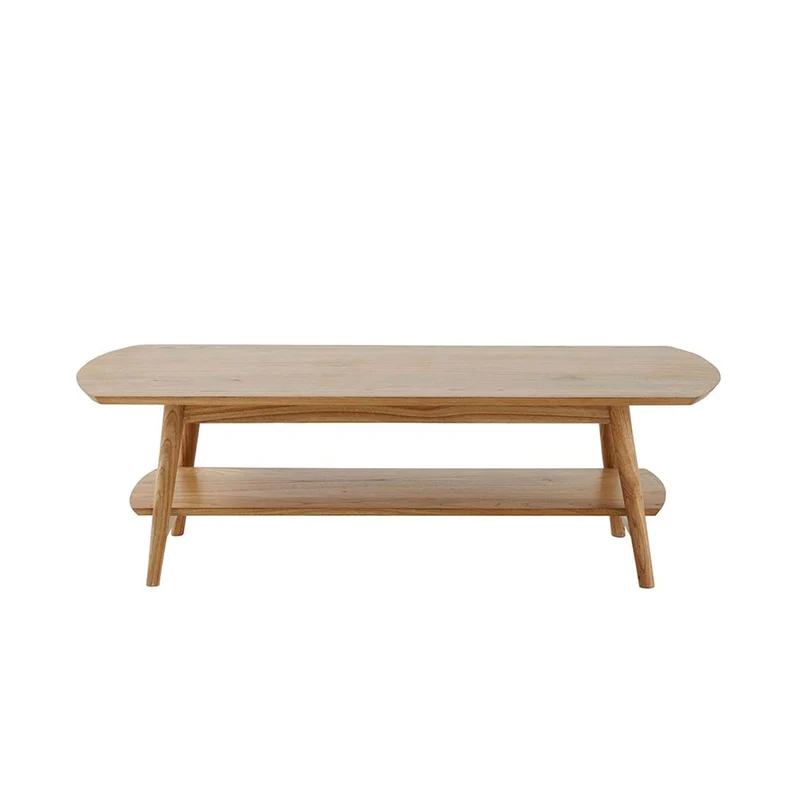 Mesa de centro de mindi macizo 130 cm