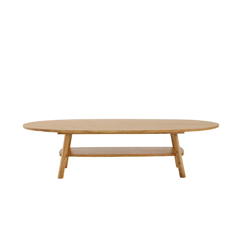 Mesa de centro de mindi macizo 160 cm
