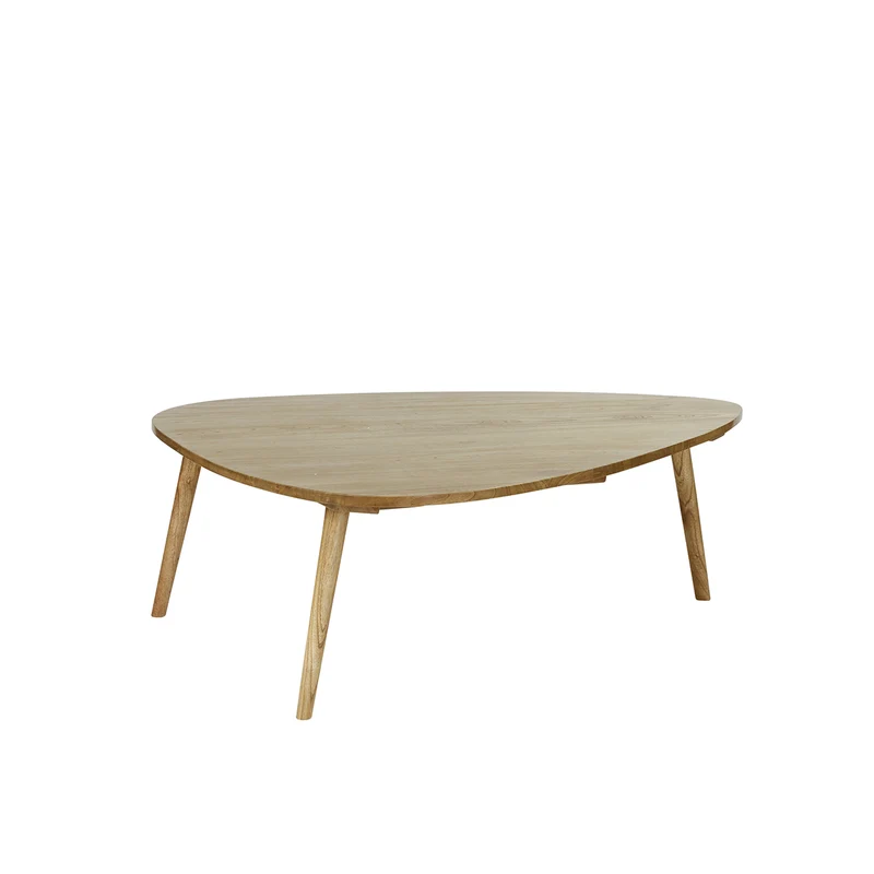 Mesa de centro de mindi macizo 120 cm