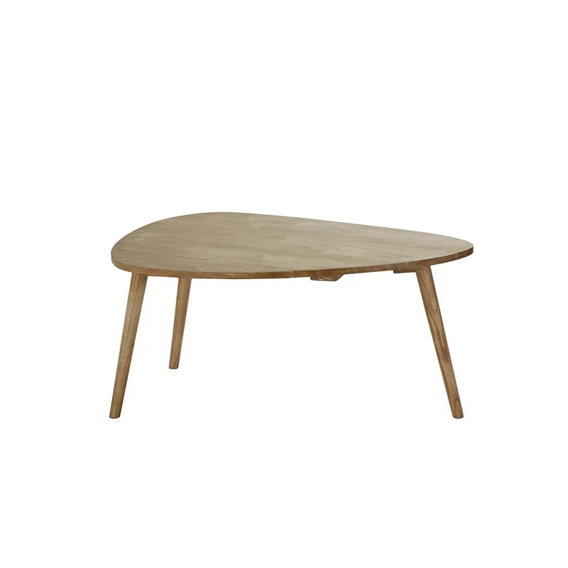 Mesa de centro de mindi macizo 100 cm