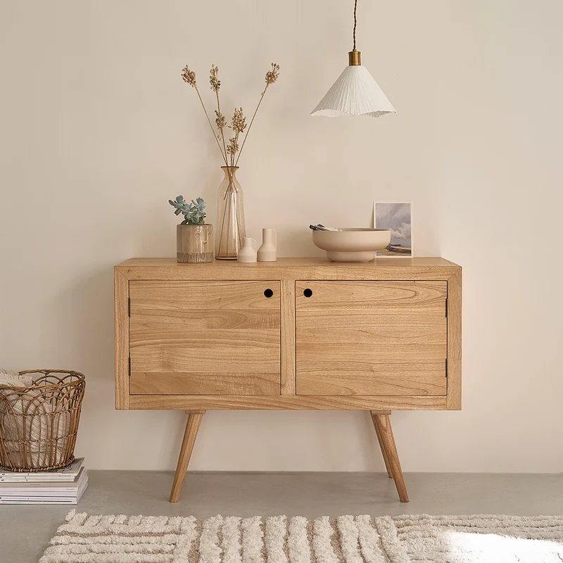 Cómoda de mindi macizo 120 cm