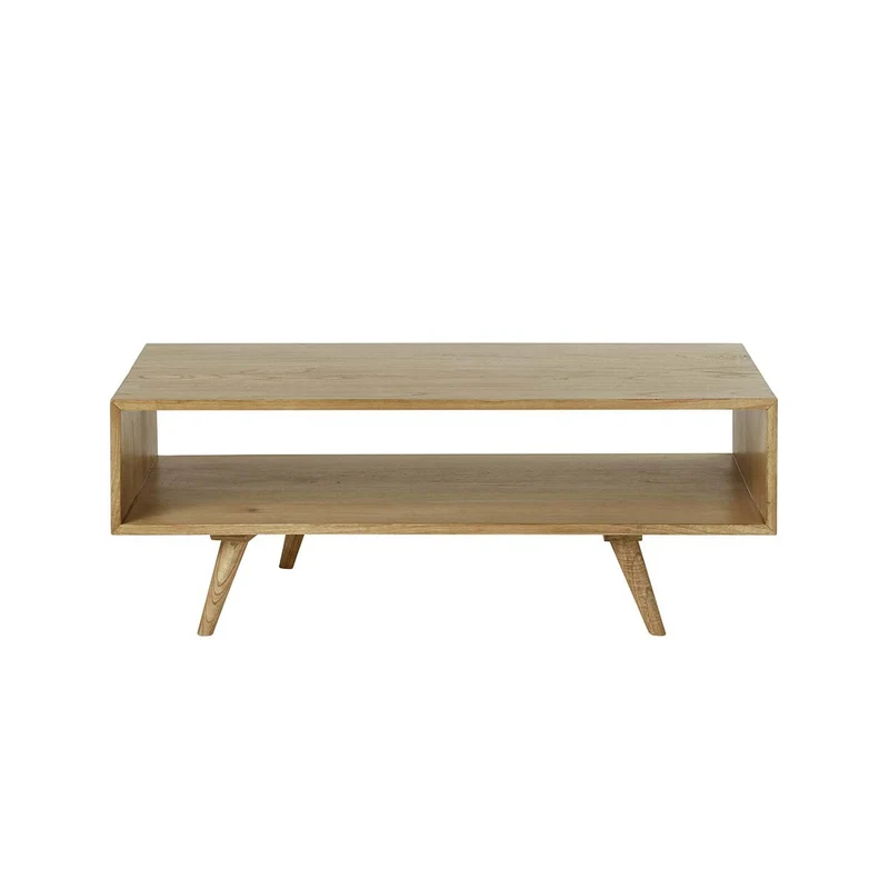 Mesa de centro de mindi macizo 120 cm