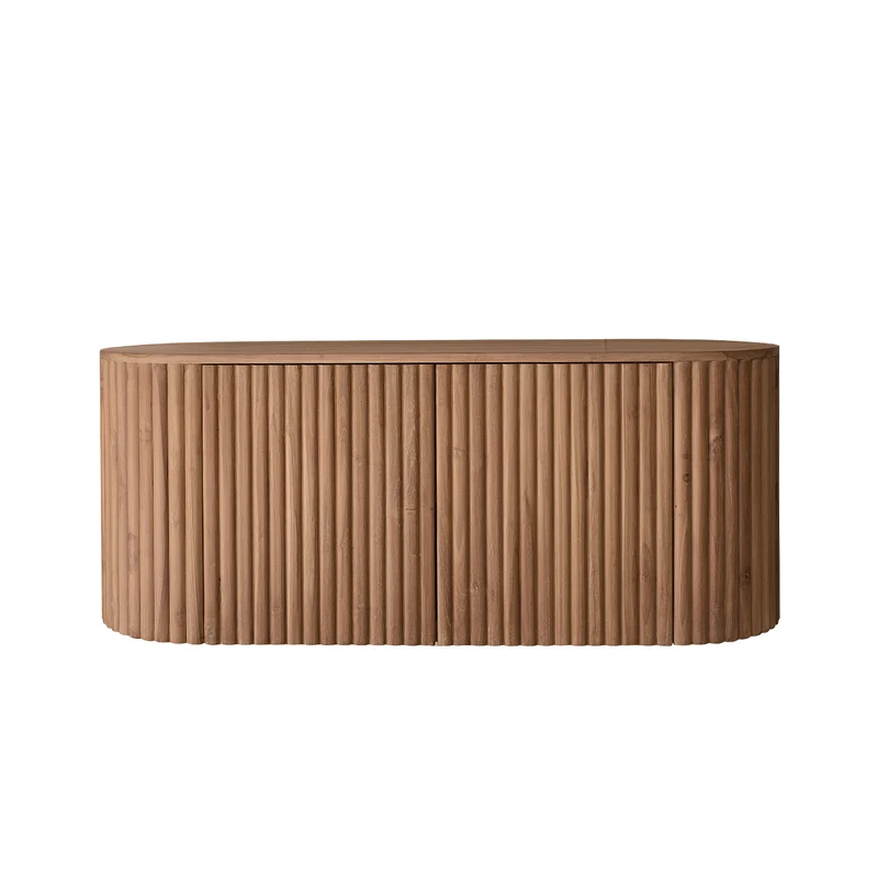 Mueble de baño suspendido de teca maciza de 140 cm