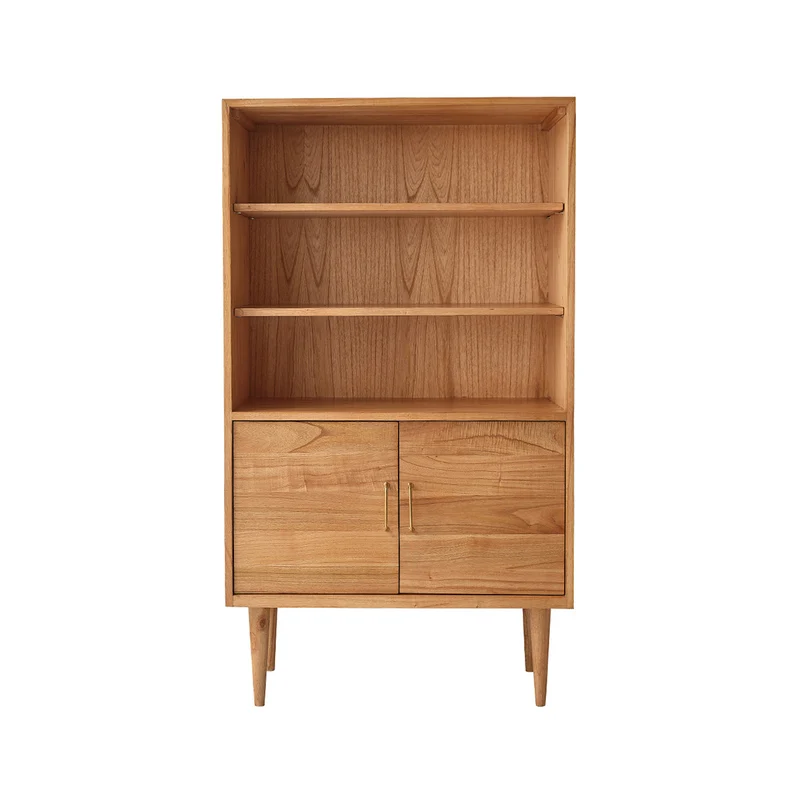 Librería de mindi macizo 85 cm