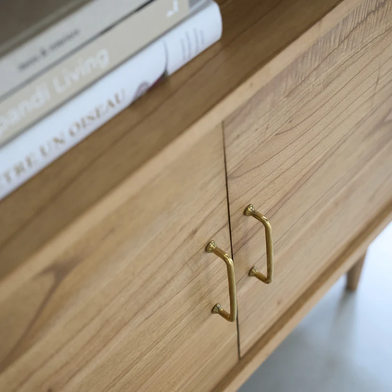 Librería de mindi macizo 85 cm