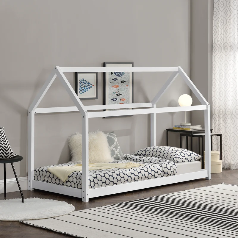 Cama infantil Netstal 90x200 cm madera de pino en varios colores [en.casa]