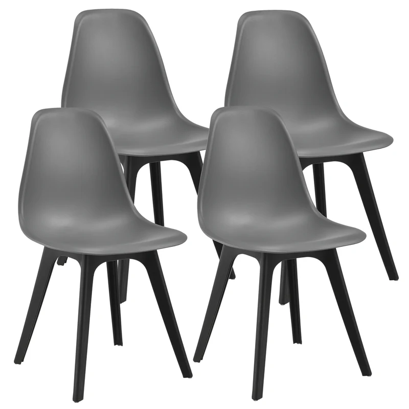 Set de 4 sillas de comedor Brevik 83x54x48 cm en varios colores en.casa