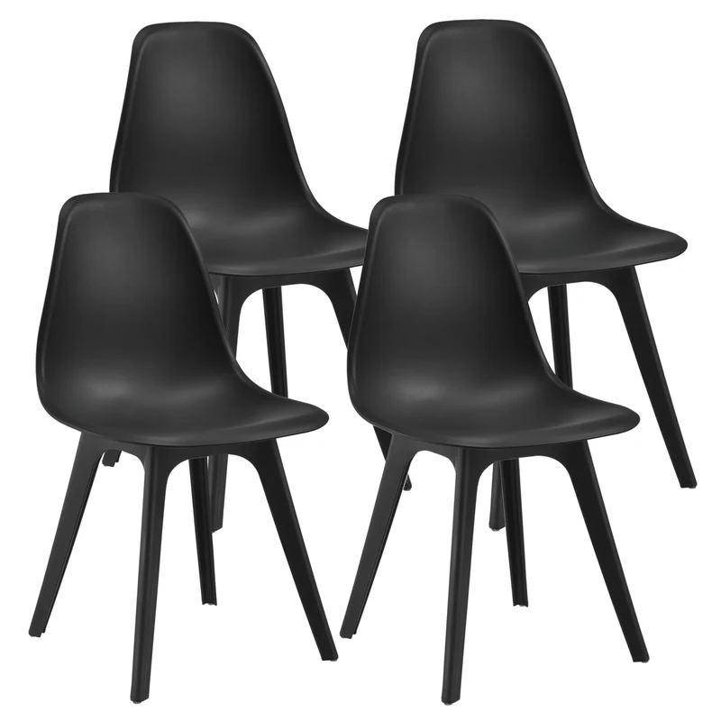 Set de 4 sillas de comedor Brevik 83x54x48 cm en varios colores en.casa